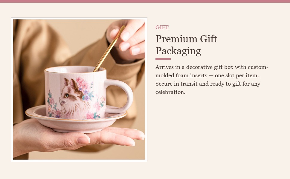Decorative gift box with pearl-cotton foam inserts
